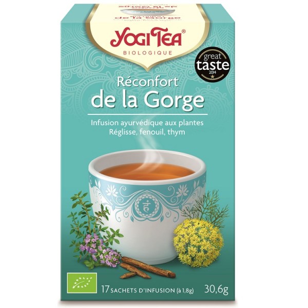 Yogi Tea Reconfort De La Gorge 17 Sachets